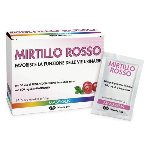 MASSIGEN MIRTILLO ROSSO 14BUST