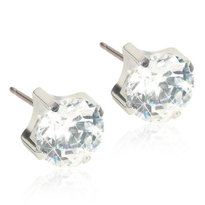 CJ ST TIFFANY 5MM CZ WHITE