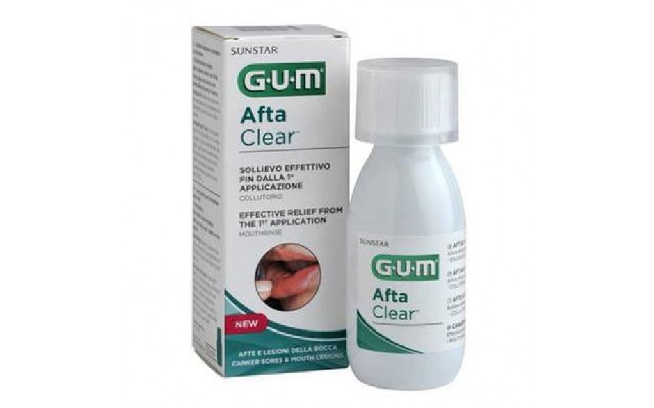 GUM AFTACLEAR RINSE 120ML