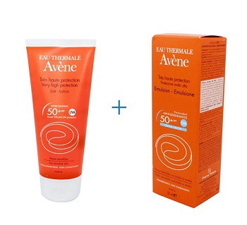 EAU THERMALE AVENE PROTEZIONE SOLARE MOLTO ALTA VISO CORPO SPECIAL PACK