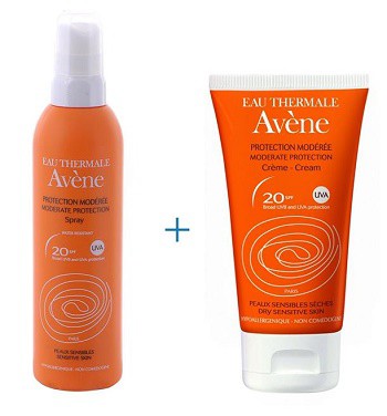 EAU THERMALE AVENE PROTEZIONE SOLARE MODERATA VISO CORPO SPECIAL PACK