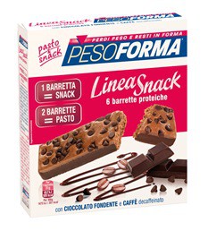 PESOFORMA LINEASNACK CAFFE' E CIOCCOLATO 6 BARRETTE 186 G