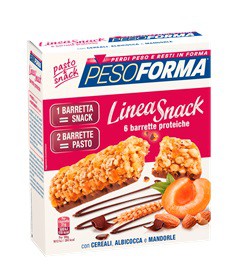 PESOFORMA LINEASNACK CEREALI ALBICOCCA 6 BARRETTE 186 G