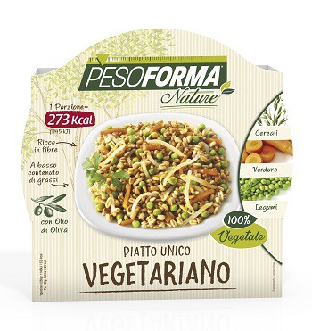 PESOFORMA NATURE PIATTO UNICO VEGETARIANO 250 G 1 PORZIONE