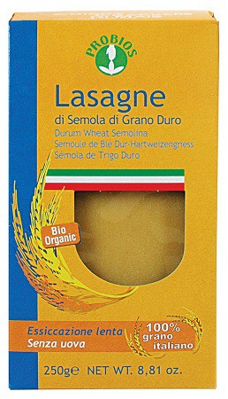 PASTA DI FRUMENTO BIANCA LASAGNE 250 G