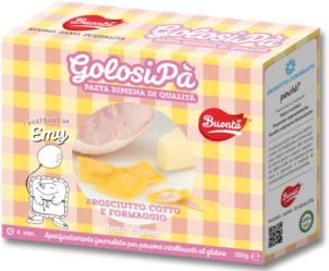 GOLOSIPA PASTA RIPIENA DI PROSCIUTTO COTTO E FORMAGGIO 350 G
