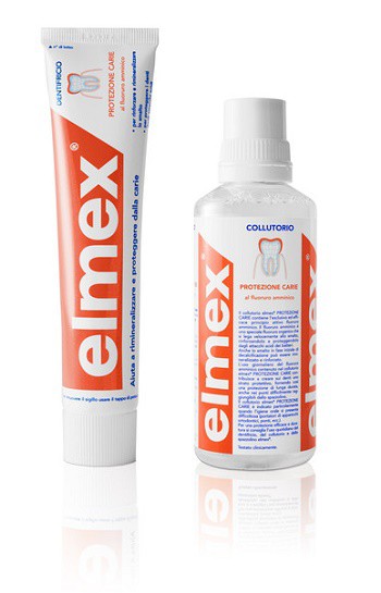 ELMEX PROTEZIONE CARIE DENTIFRICIO 75 ML + COLLUTORIO 100 ML CON SLEEVE