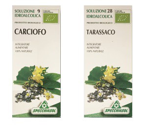 BIPACCO DEPURAZIONE SOLUZIONE IDROALCOLICA SOLUZIONE IDROALCOLICA 9 CARCIOFO 50 ML + SOLUZIONE IDROALCOLICA 28 TARASSACO50 ML