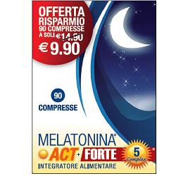 MELATONINA ACT 1 MG +5 COMPLESSI FITOTERAPICI 90 CPR