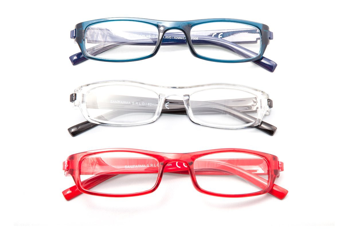 CORRECT GLASSES ROSSO +3,00