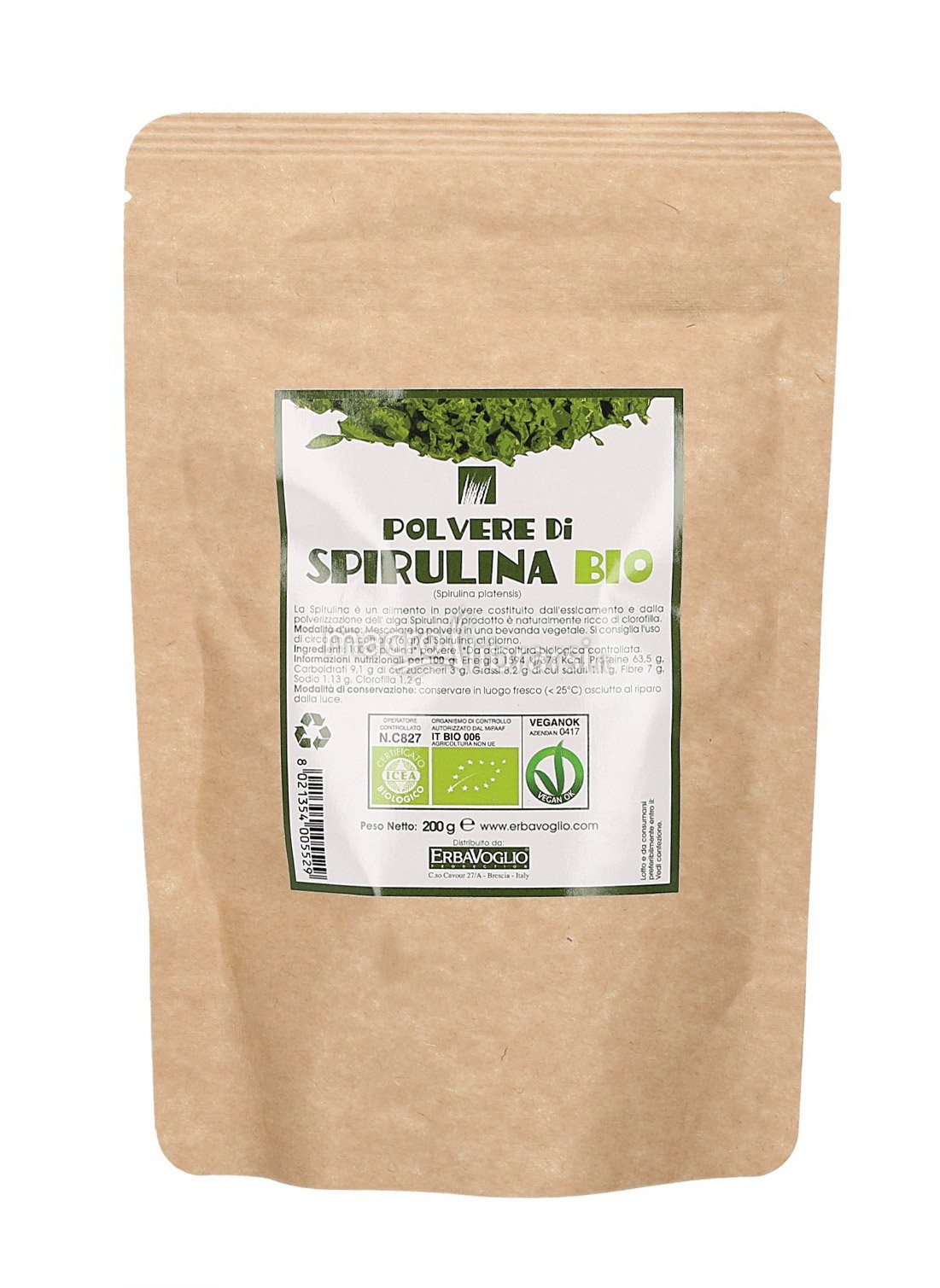 SPIRULINA POLVERE BIO 200G