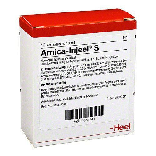 ARNICA INIETTABILE 10 FIALE 1,1ML HEEL