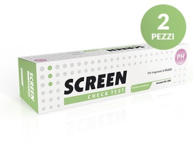 TEST RAPIDO CHE MISURA IL LIVELLO DEL PH VAGINALE 2 PEZZI SCREEN CHECK TEST PH VAGINALE