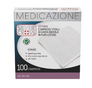 GARZA SILVERCROSS COTONE 18X40CM 12 PEZZI