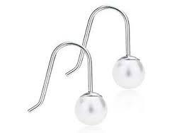 CJ MINI PEND PEARL 6MM WHITE