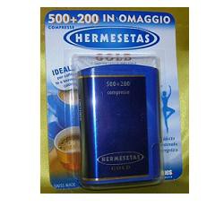 HERMESETAS GOLD 500+200 COMPRESSE 35 G