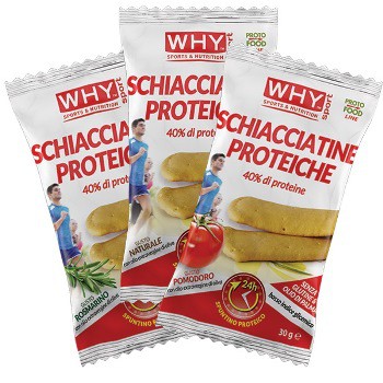 WHYNATURE SCHIACCIATINE PROTEICHE POMODORO 30 G