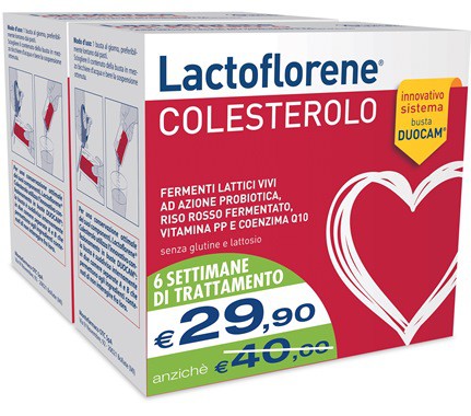 LACTOFLORENE COLESTEROLO BIPACK 40 BUSTINE