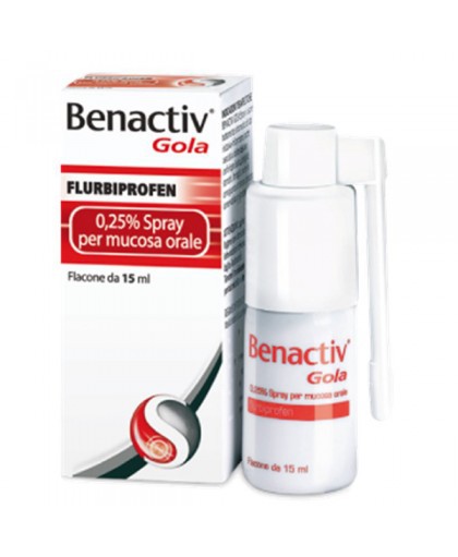 BENACTIV GOLA*SPRAY 15ML 0,25%
