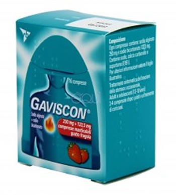 GAVISCON*16CPR FRAG250+133,5MG