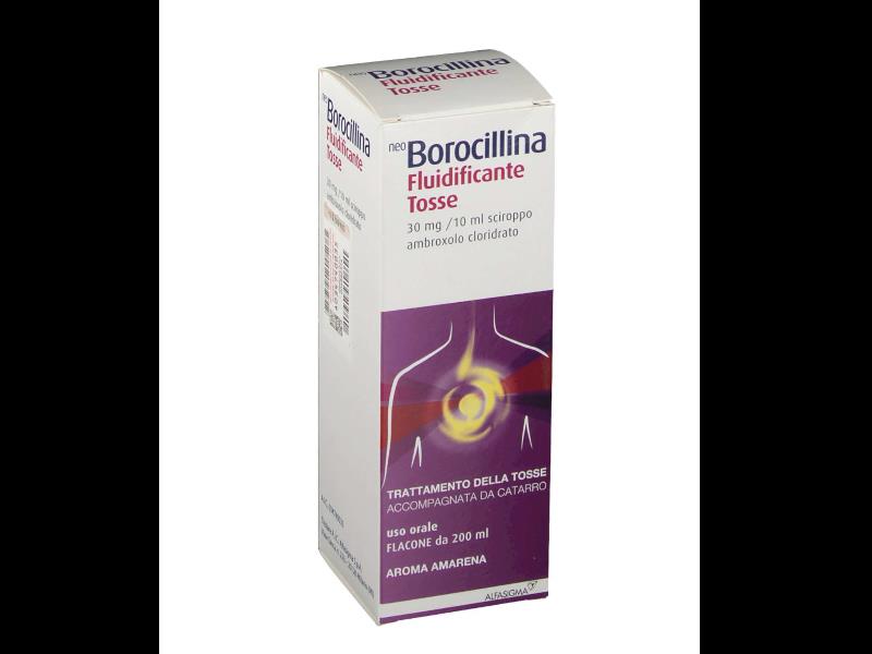 NEOBOROCILLINA FLUIDIFICANTE TOSSE*sciroppo 1 flacone 200 ml 30 mg/ml