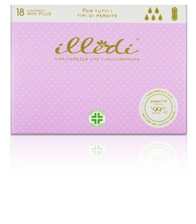 ILLEDI ASSORBENTI MINI PLUS 280 MM 18 PEZZI