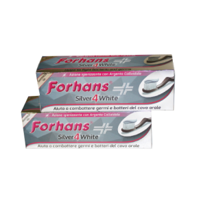 DENTIFRICIO SILVER 4 WHITE FORHANS 75 ML