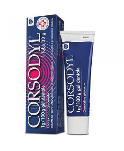 CORSODYL*GEL DENT 30G 1G/100G