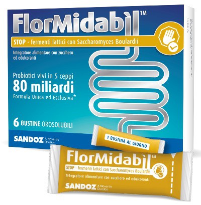 FLORMIDABIL STOP 6 BUSTINE OROSOLUBILI 1,5 G