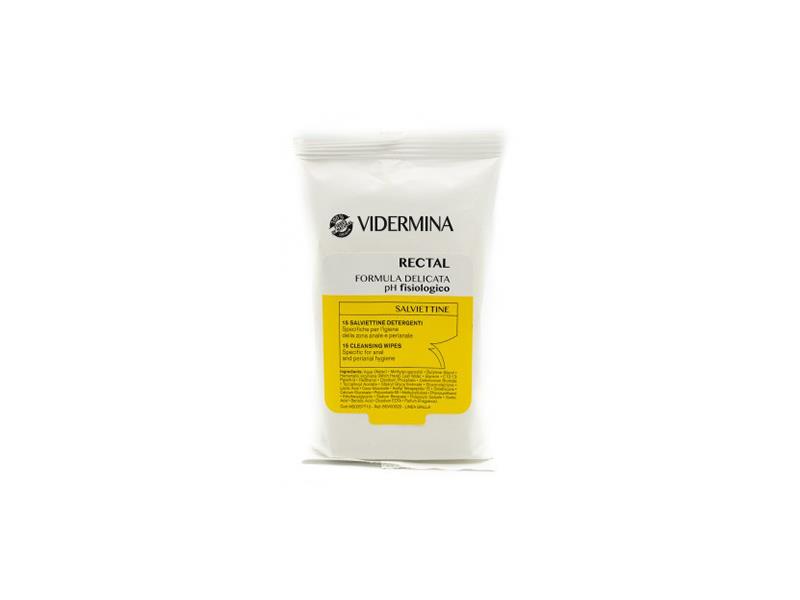 VIDERMINA RECTAL SALVIETTINE 15 PEZZI