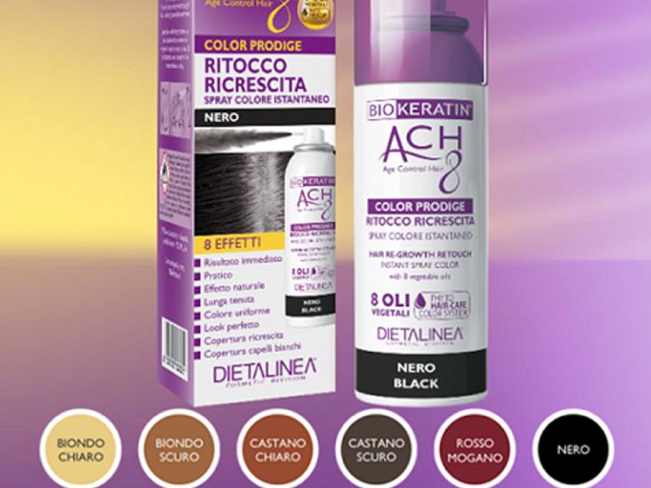 BIOKERATIN ACH8 COLOR PRODIGE RITOCCO RICRESCITA BIONDO SCURO 75 ML DIETALINEA