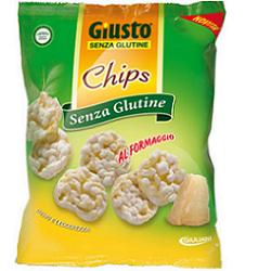 GIUSTO S/G CHIPS FORMAGGIO 30G