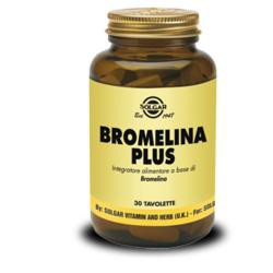 BROMELINA PLUS SOLGAR 30 TAVOLETTE