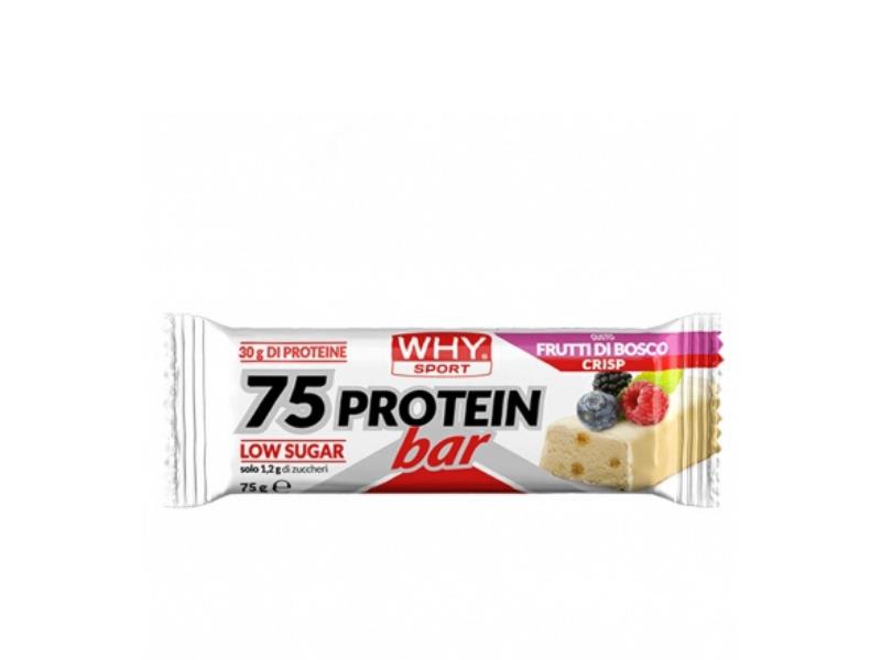WHYSPORT 75 PROTEIN BAR FRUTTI DI BOSCO 
