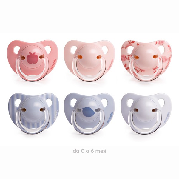 SUAVINEX SUCCHIETTO EVOLUTION TETTARELLA ANATOMICA  SILICONE  0/6MESI AZZURRO