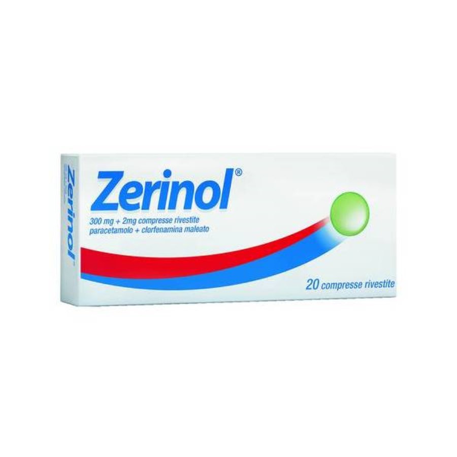 ZERINOL*20CPR RIV 300MG+2MG