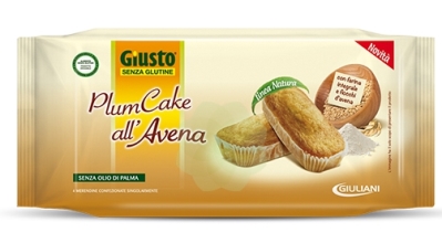 GIUSTO S/G PLUMCAKE AVENA 180G