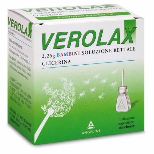 VEROLAX*BB RETT 6CLISMI 2,25G