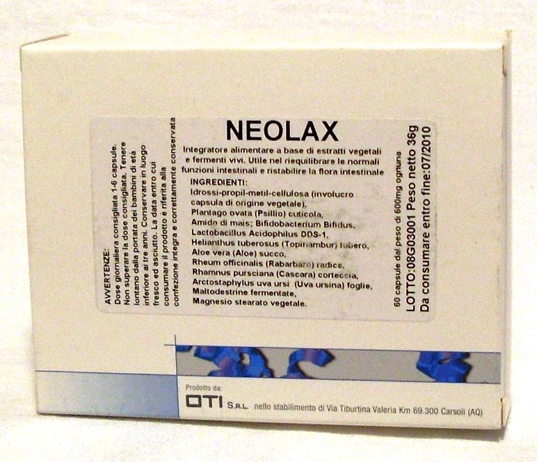 NEOLAX 60 CAPSULE OTI