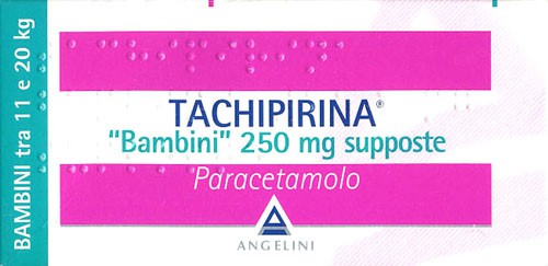 TACHIPIRINA*BB 10SUPP 250MG