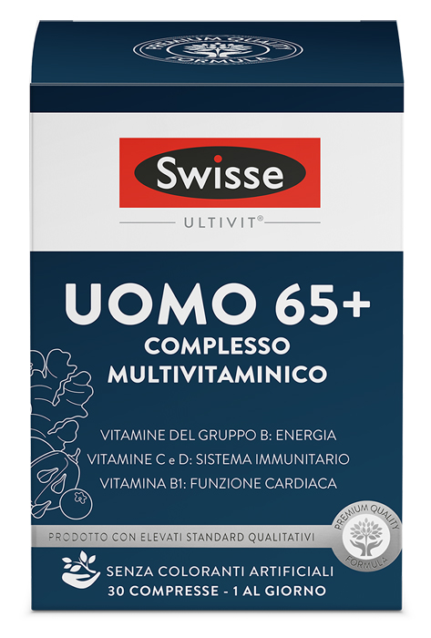 SWISSE UOMO 65+ MULTIVIT 30CPR