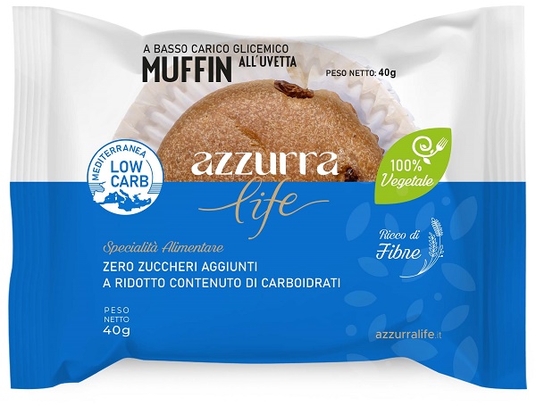 AZZURRA LIFE MUFFIN UVETTA 40G