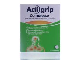 ACTIGRIP*12CPR 2,5+60+500MG