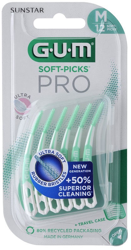 GUM SOFT PICK PRO MEDIUM 12PZ
