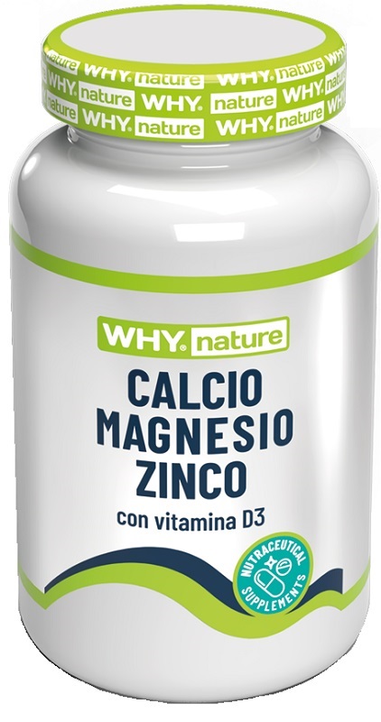 WHYNATURE CALCIO MG ZN 120CPR