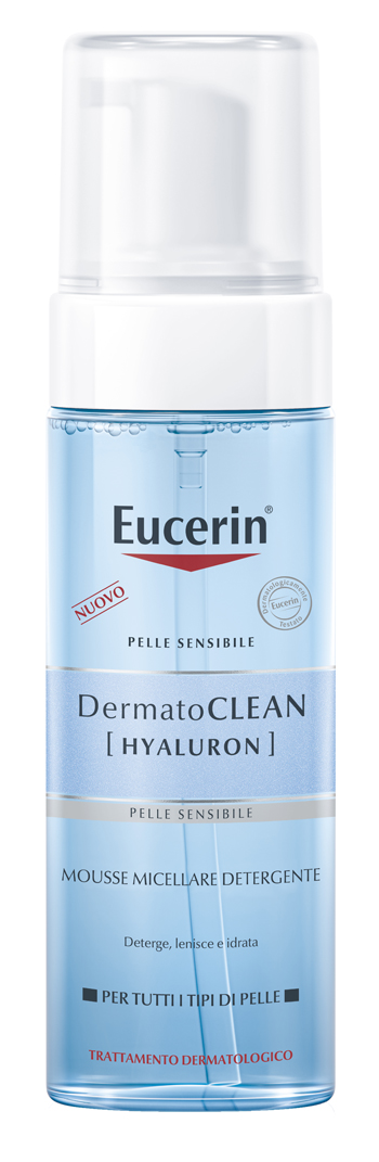 Eucerin DermatoClean Hyaluron Mousse Micellare Detergente