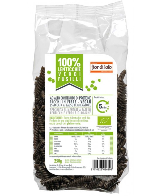 FUSILLI LENTICCHIE VERDI BIO