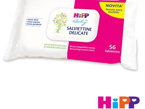 HIPP SALVIETTE DEL 56PZ