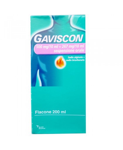 GAVISCON*OS 500MG+267MG/10ML