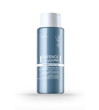 BioNike DEFENCE HAIR PRO DERMOLENITIVO Shampoo Ultradelicato Grazie alla sua base detergente ad elevata bioaffinità, deterge senza aggredire il cuoio capelluto e la struttura del capello. Inoltre la s